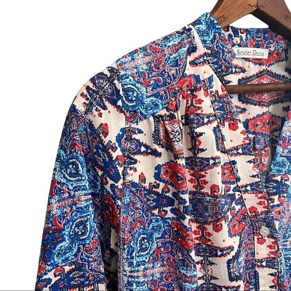 Scarlet Roos Lightweight Button Down Shirt - Picture 3 of 7